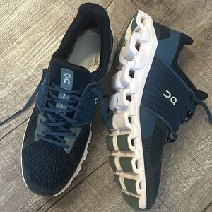 ON Running Men's All Day Cloudswift Shoes, Denim/Midnight, US M12